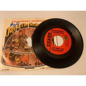 Jay & The Techniques "Strawberry Shortcake" 45 RPM Vinyl Record with Sleeve 1960